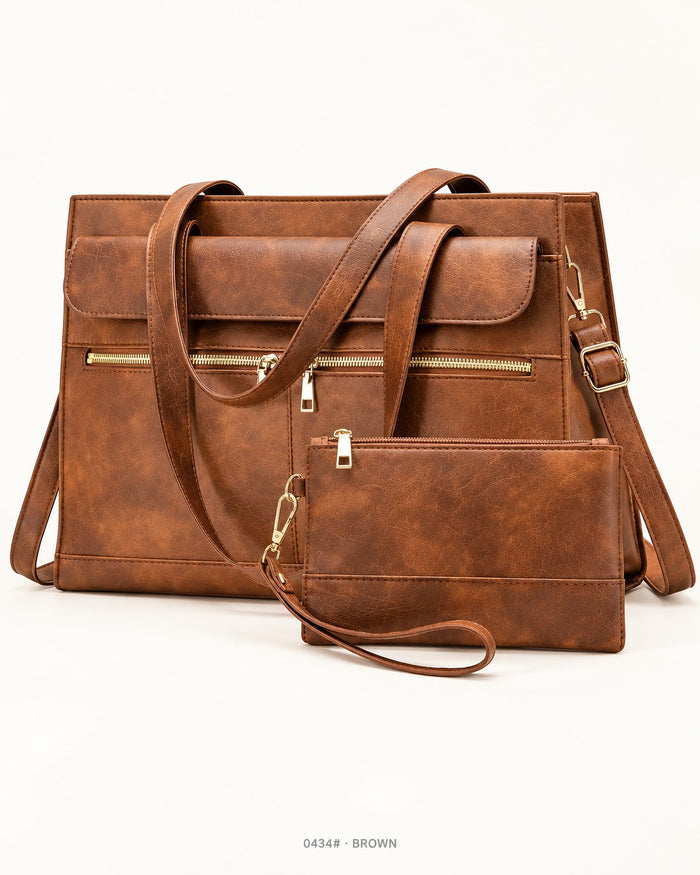 Bolso Office Set Café Ref. 0434#