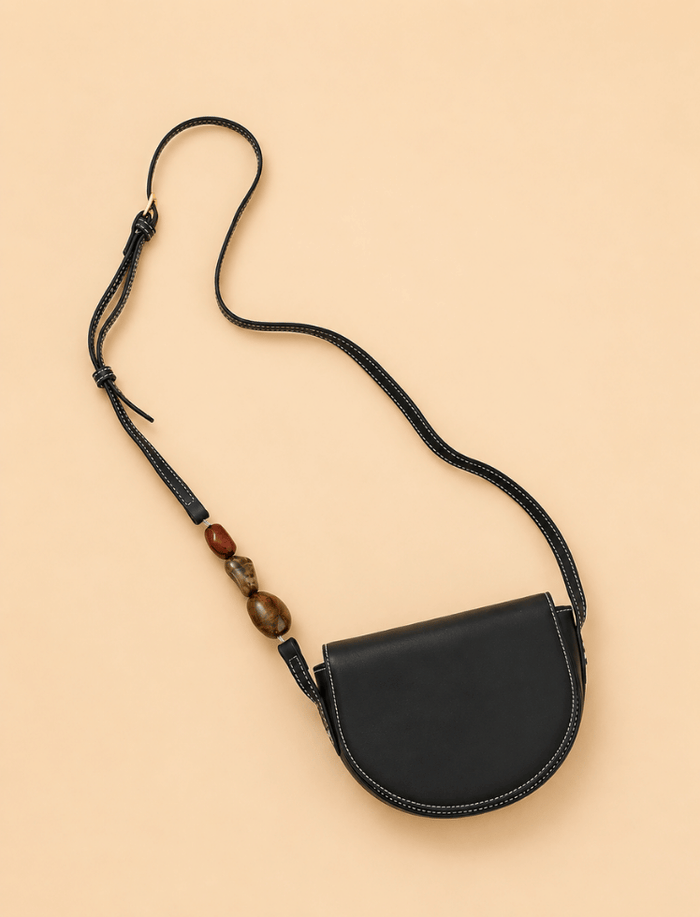 Bolso Stone Charm Negro Ref. C126