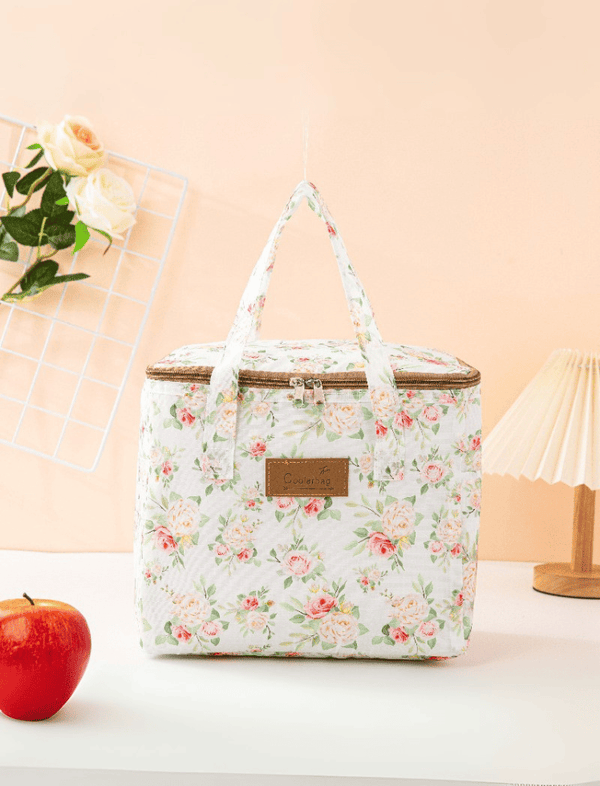Lonchera Floral Beige Ref. 1107