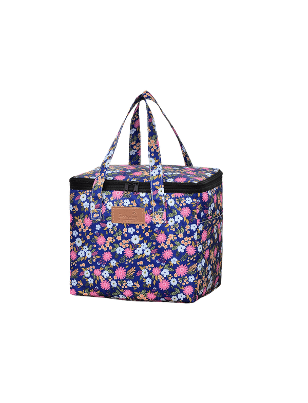Lonchera Floral Azul Ref. 1107