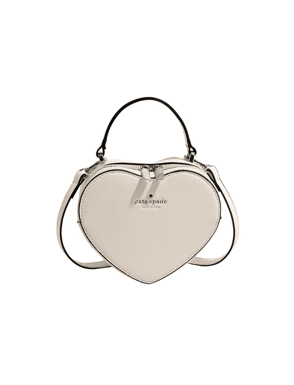 Bolso Corazón Liso Blanco Ref. 1264