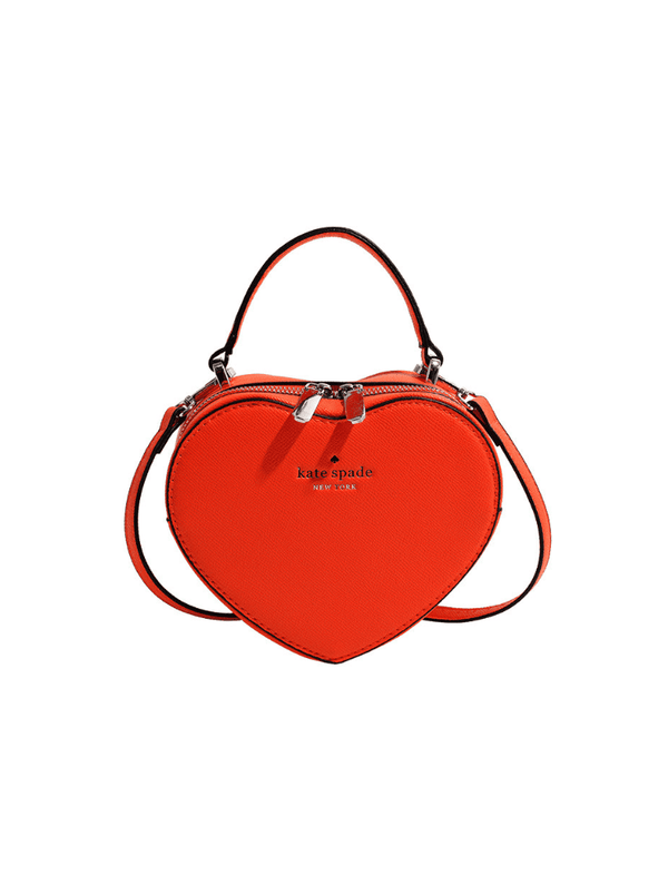 Bolso Corazón Liso Naranja Ref. 1264