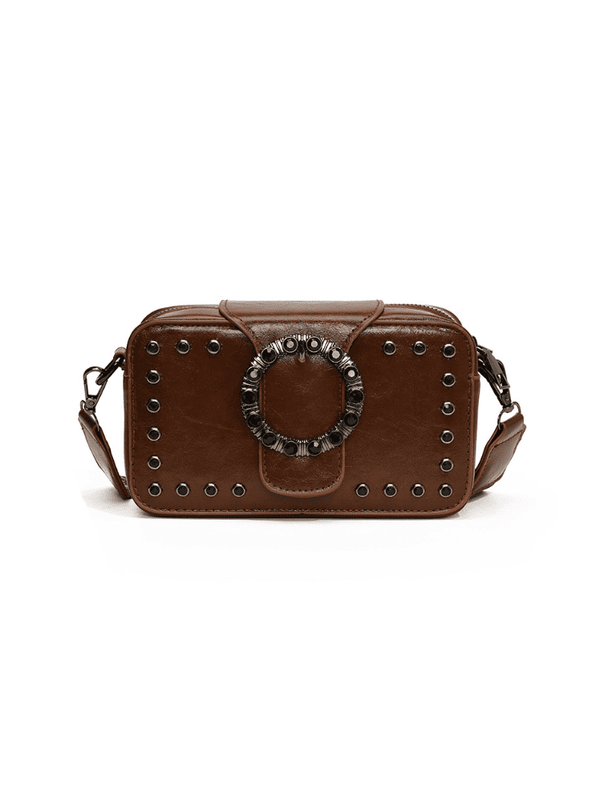 Bolso Tachuelas Café Ref. 1270