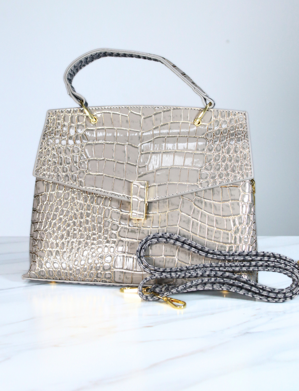 Bolso Texturas Gris Ref. 1304
