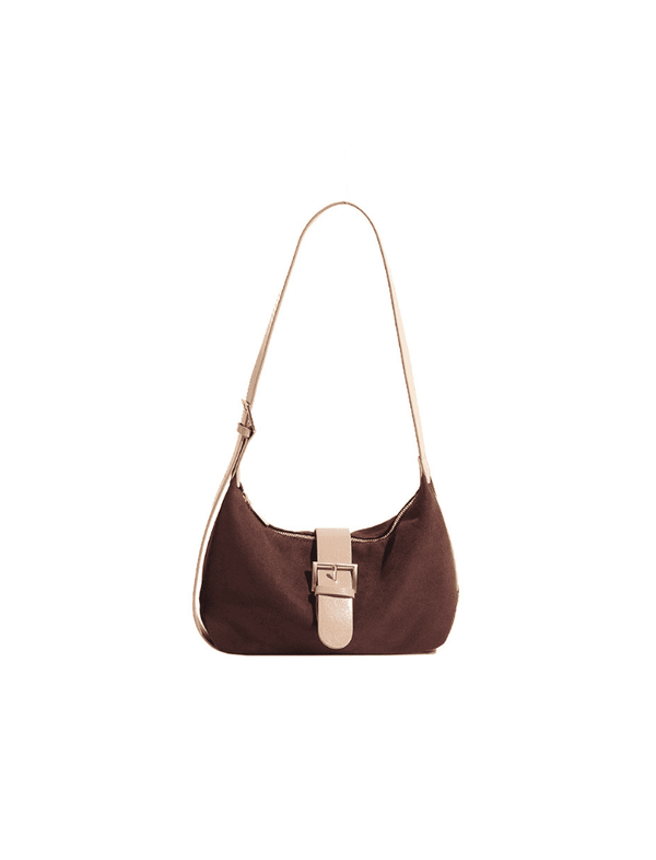 Bolso Baguette Café Oscuro Ref. 1379