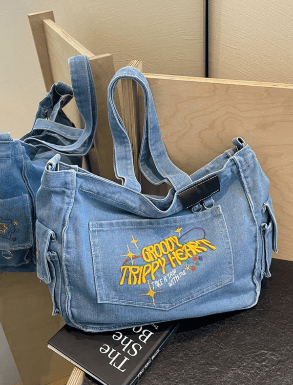 Bolso Tipo Tote Azul Ref. 1385