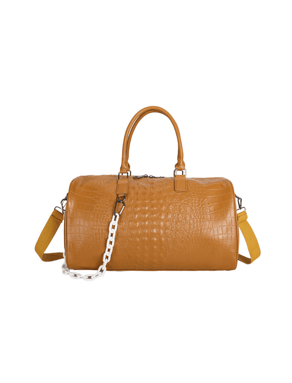 Bolso Croco Travel Naranja Ref. 1392