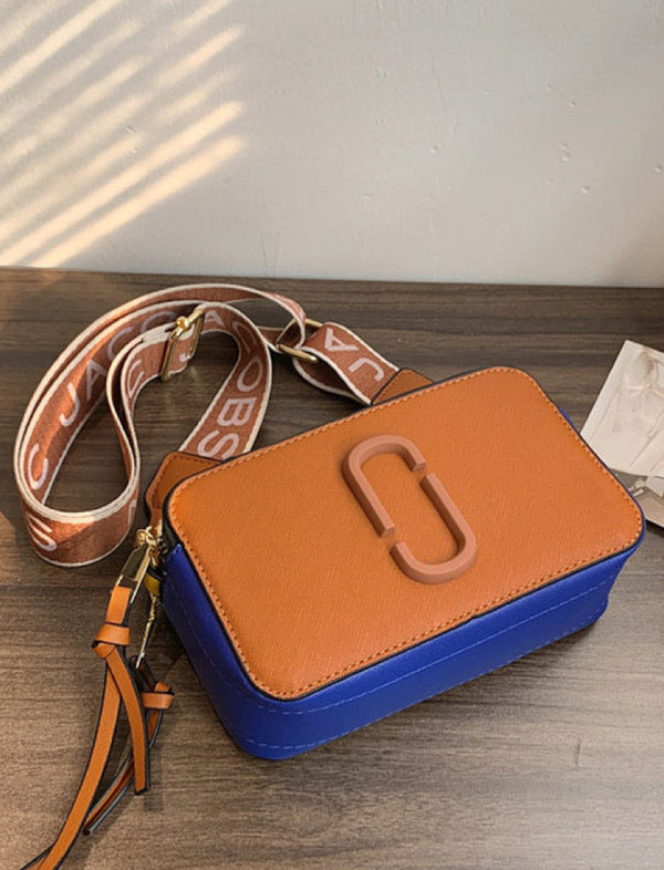 Mini Bag Moderna Café/Azul Ref. 758