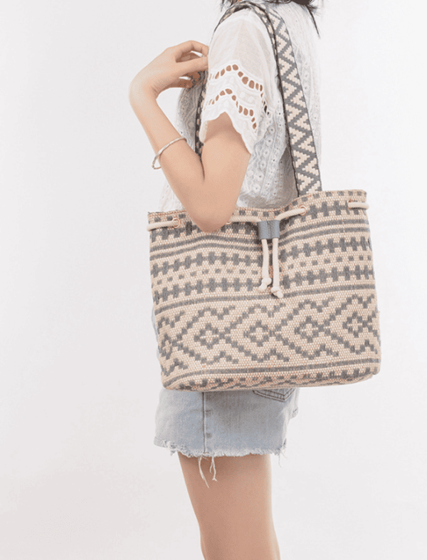Bolso De Playa Gris Ref. 1409