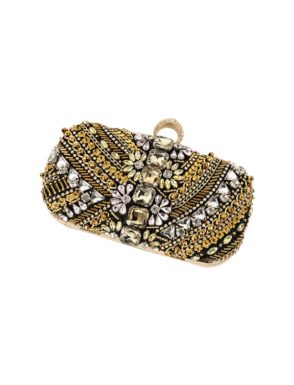 Bolso Crystal Glam Negro Ref. 1422