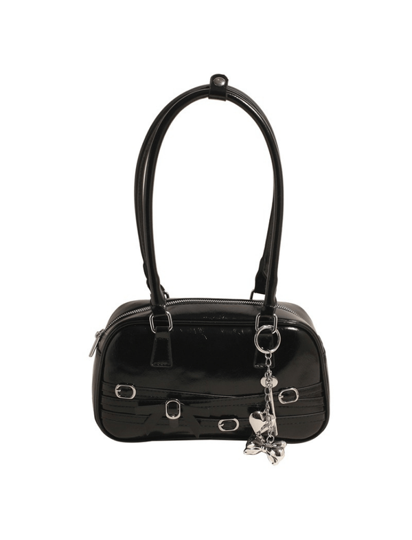 Bolso Rebelde Laca Negro Ref. 1482