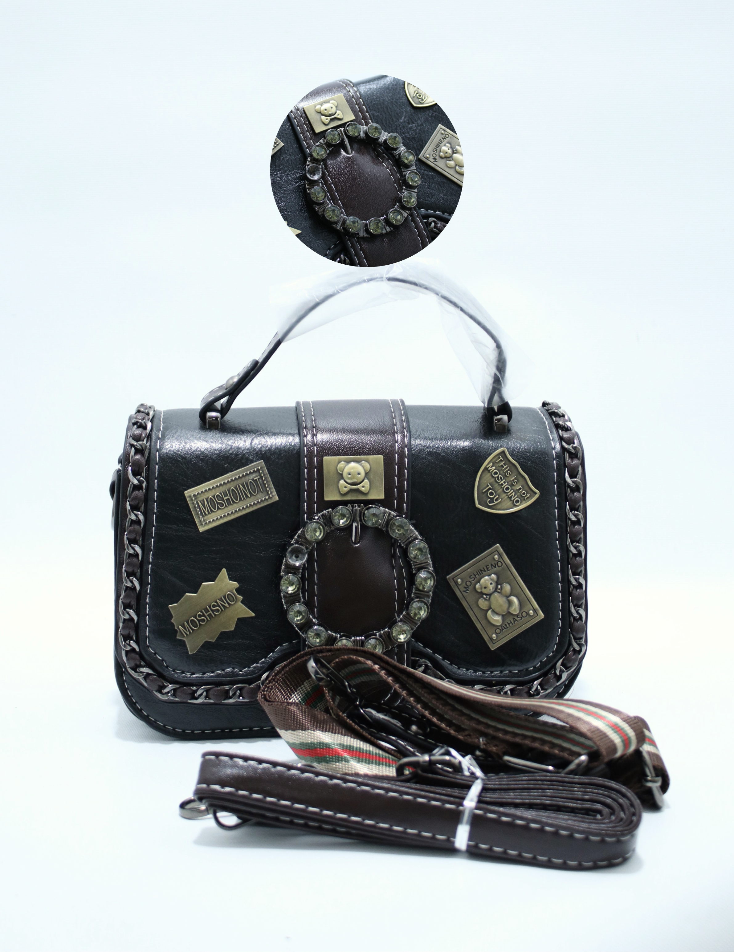 Bolso Negro Ref.043 (Imperfecto) - bolsos | Acuarella