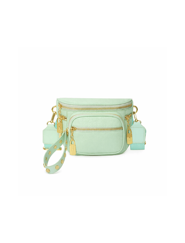 Riñonera Lock Chic Verde Ref. 29028 - Riñoneras | Acuarella