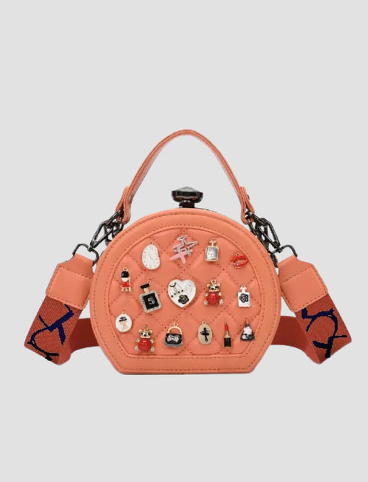 Bolso Circular Naranja Best Seller Ref. 471