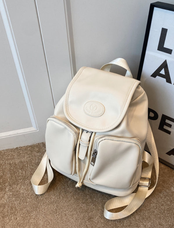 Morral Doble Bolsillo Crema Ref. M658