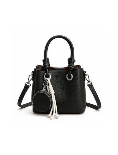 Bolso Soft Knot Mini Chic negro - Acuarella