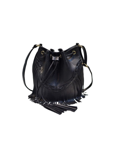 Bolso Midnight Fringe negro - Acuarella