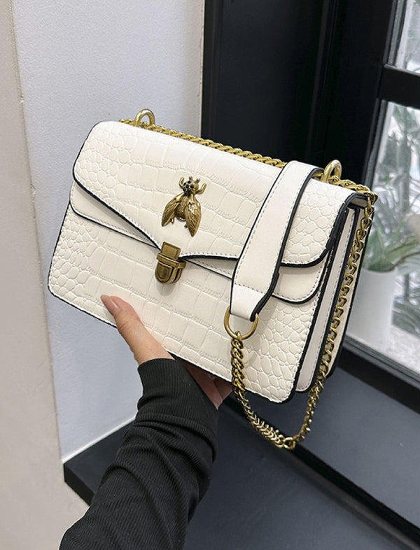 Bolso Clásico Abeja Blanco Ref. 988