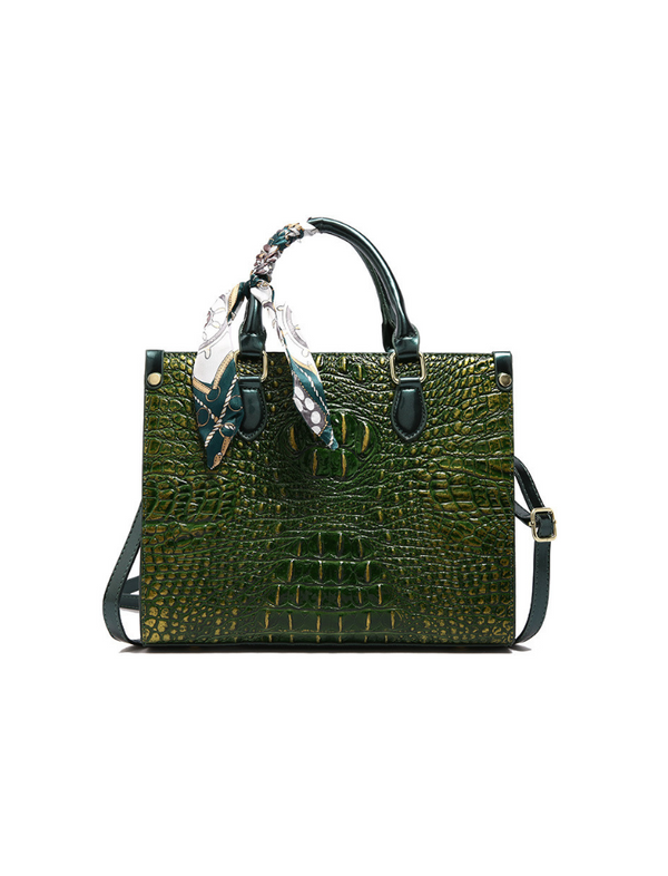 Bolso Croco Verde Ref. 1308