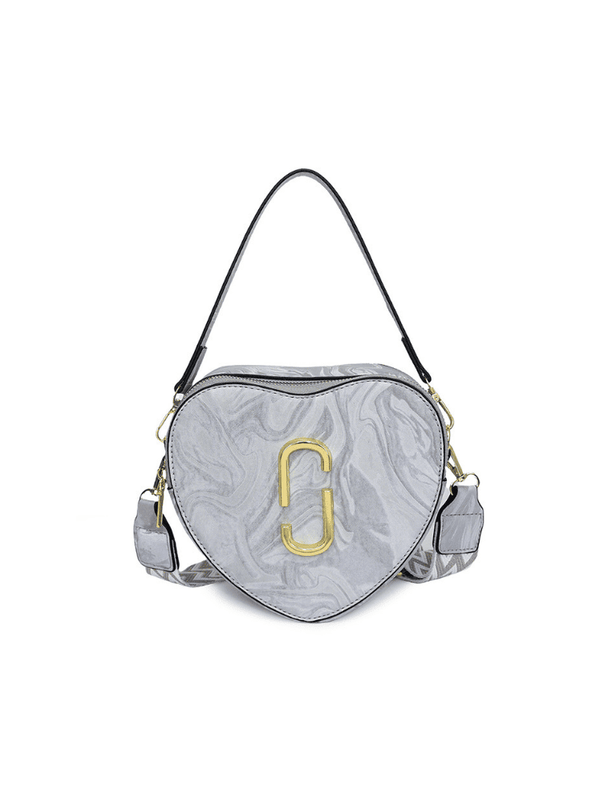 Bolso Corazón Gris Ref. 1464