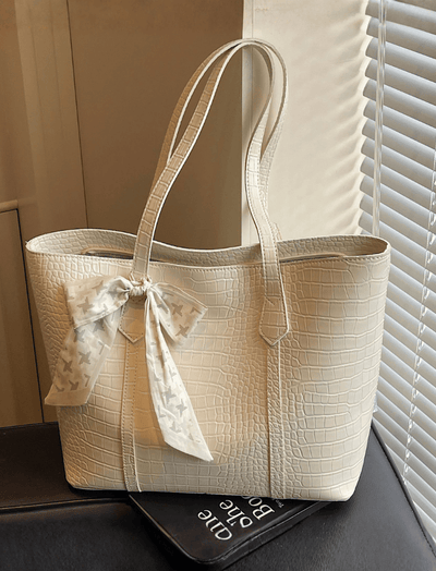 Bolso Lienzo Texturizado Beige Ref. 1617