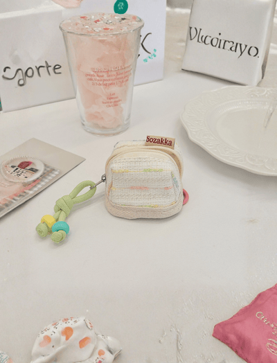 Billetera Mini Nudo Aura Blanca Ref. B1659