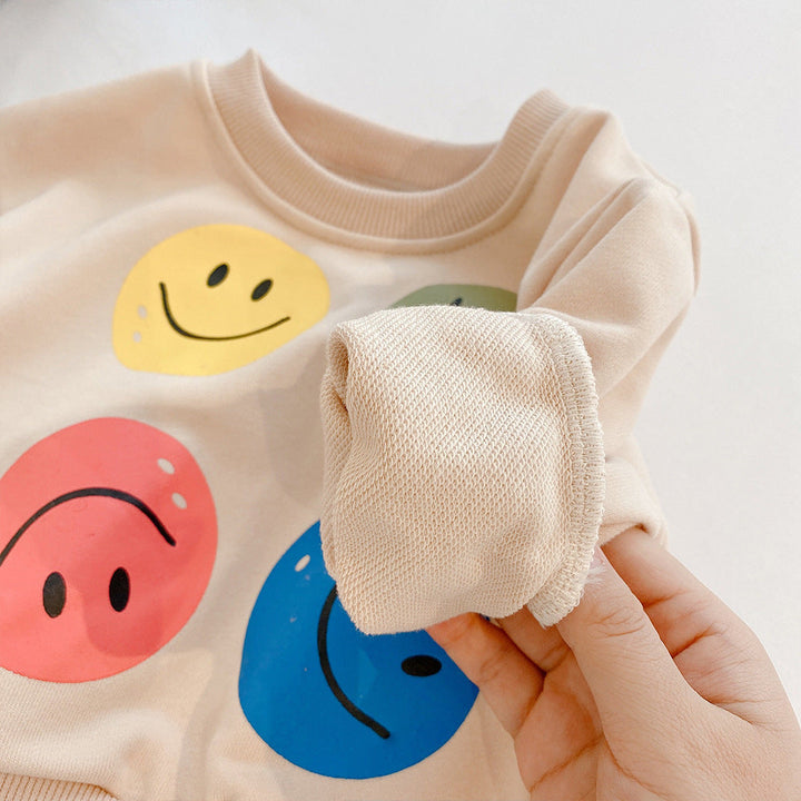 BUZO CARAS FELICES BEIGE