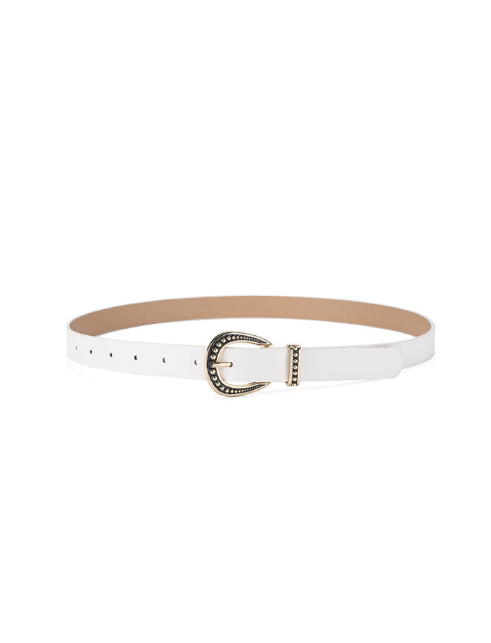 Correa Clásica Blanca Ref. BELT-31