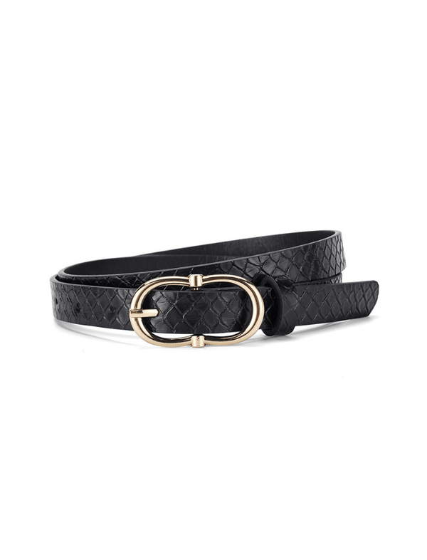 Correa Oval Charm Negro Ref. Belt-32