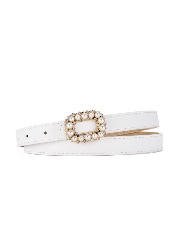 Correa Pearl Elegance Blanca Ref. Belt-36