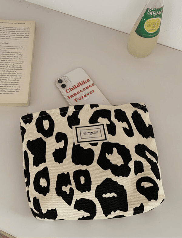 Cosmetiquera Print Negra Ref. C059