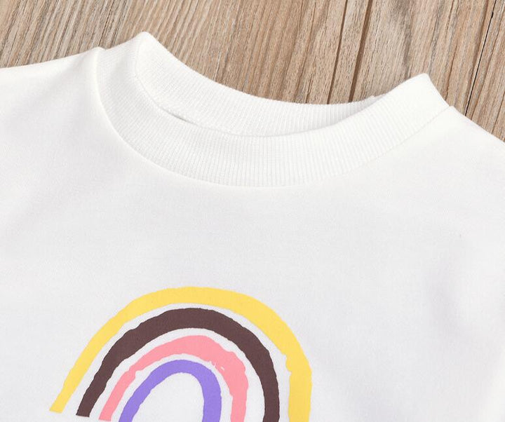 CONJUNTO BLANCO ARCOIRIS SHORT