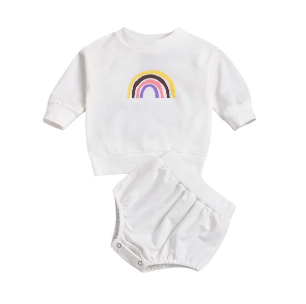 CONJUNTO BLANCO ARCOIRIS SHORT