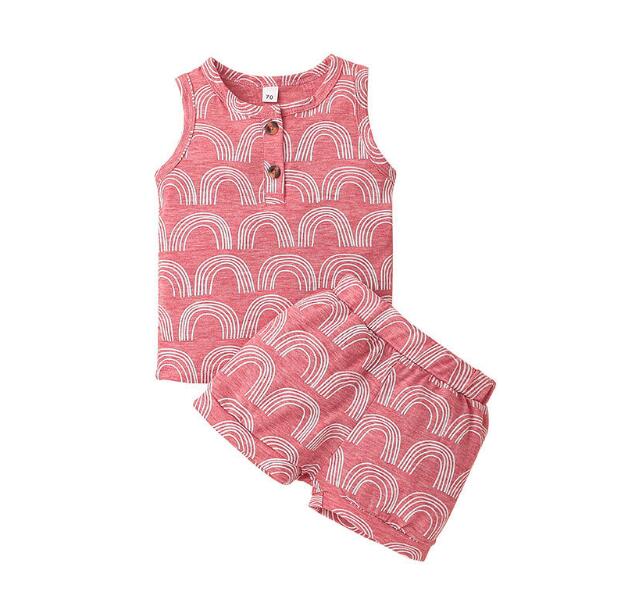 Conjunto Rainbow Pop Rosado Ref. CJ24