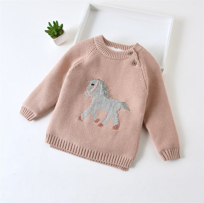 Buzo Fluffy Pony Rosado/Gris Ref. BU06