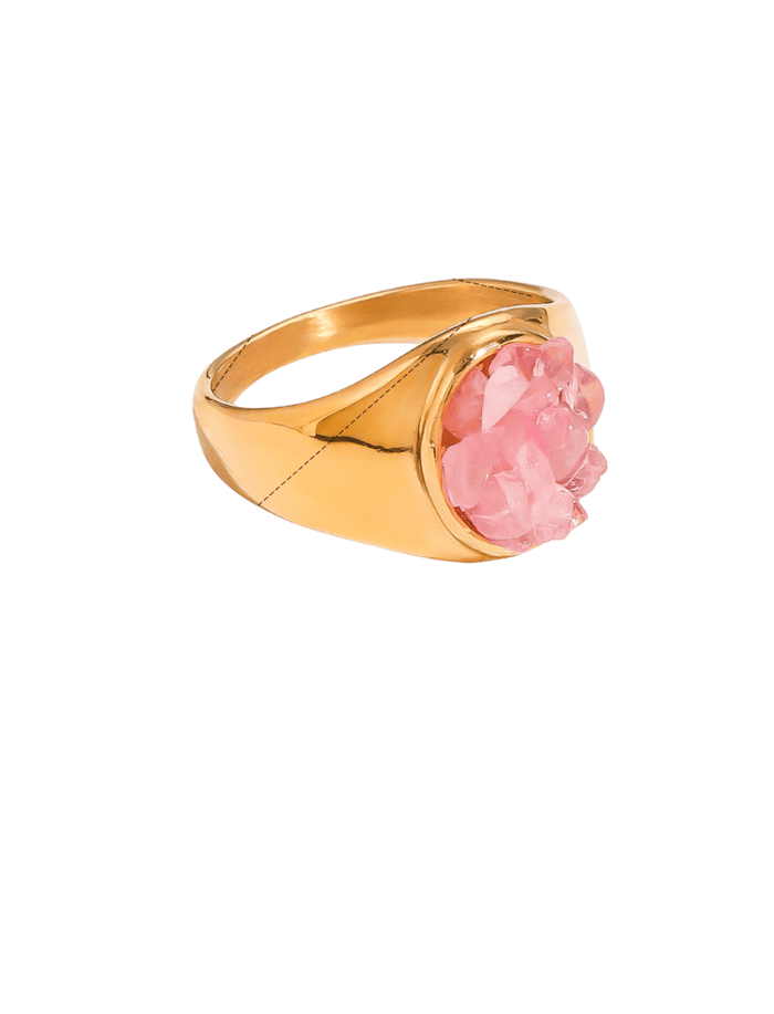 Anillo Artisan Gem Ring Rosado Ref. J121