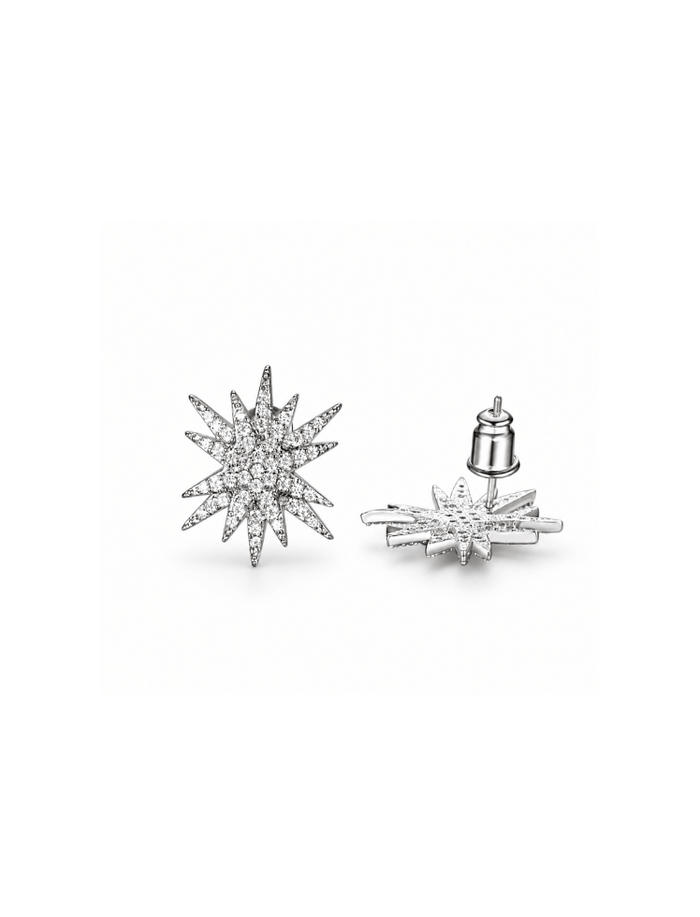 Aretes Sparkling Star Studs Silver Ref. J38