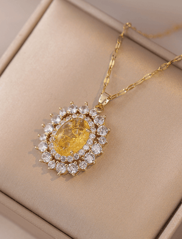 Collar Emerald Glow Amarillo Ref. J4