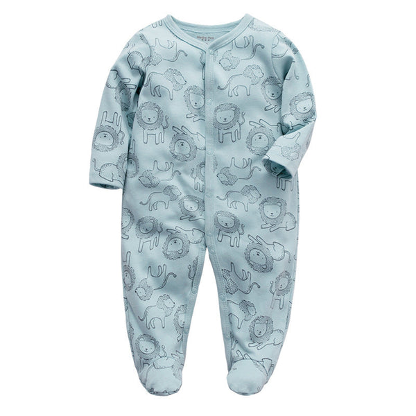 Pijama Azul Enteriza De Botones De Leones Ref. PJ02