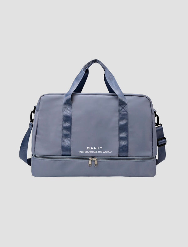 Maleta Deportiva Azul Grisáceo Ref. 639