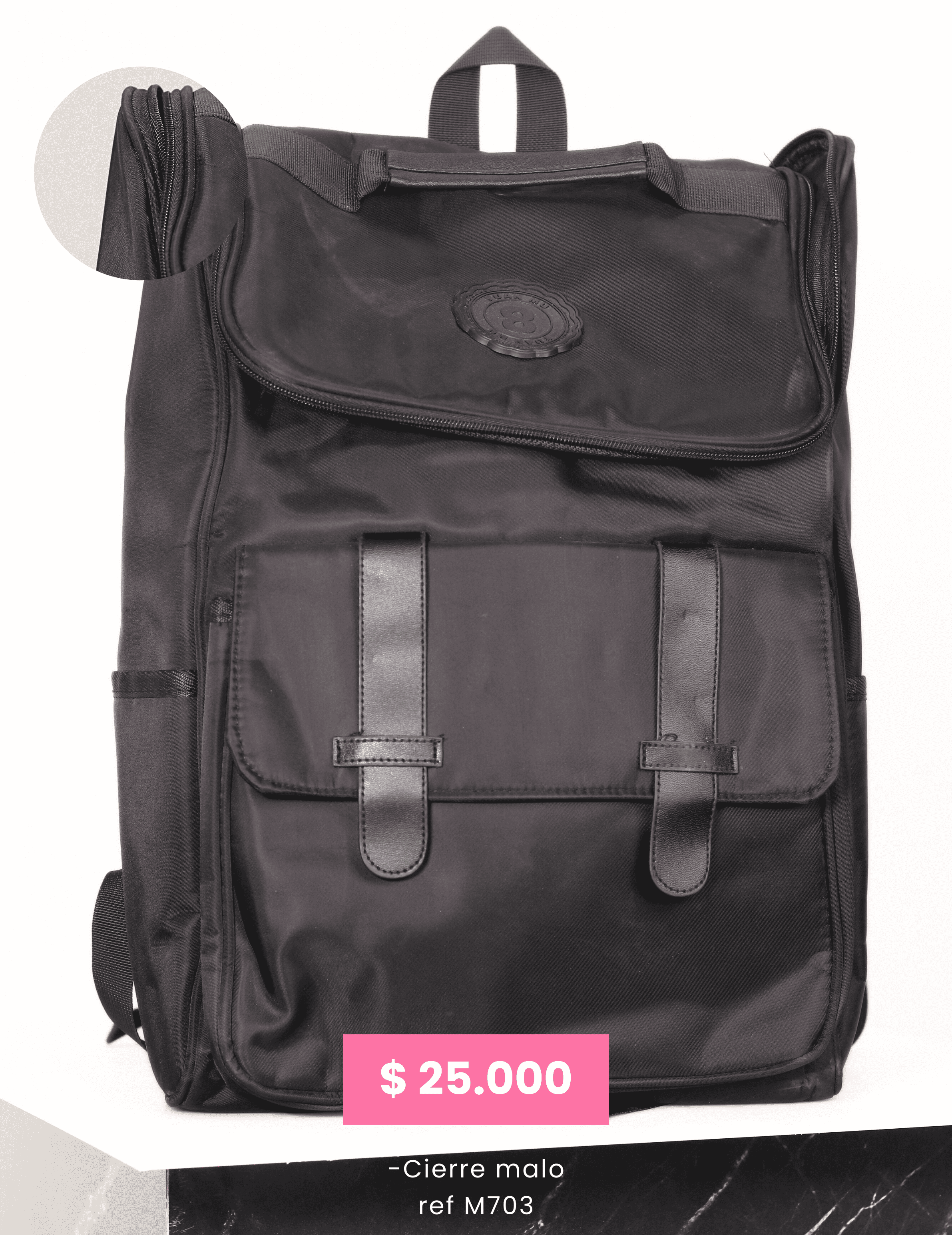 Morral Negro (Imperfecto) Ref. M703