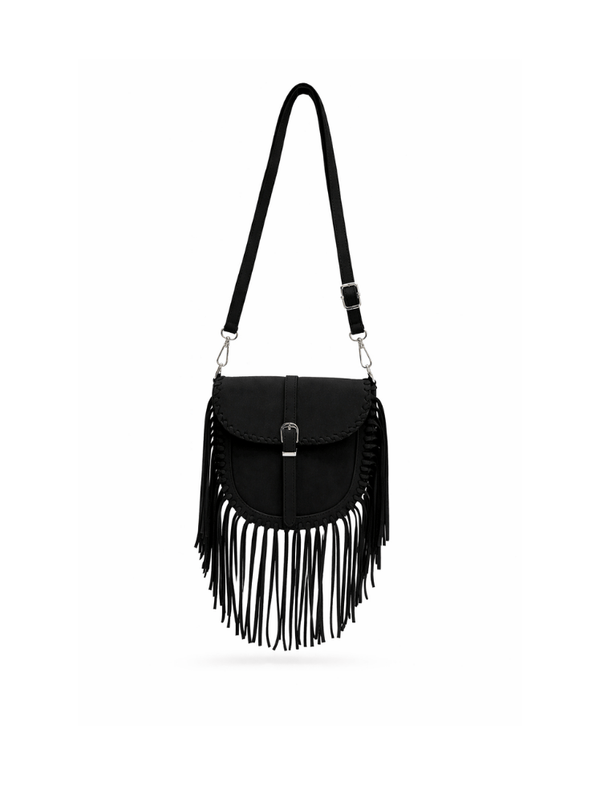 Bolso Fringe Fantasy Negro Ref. R028