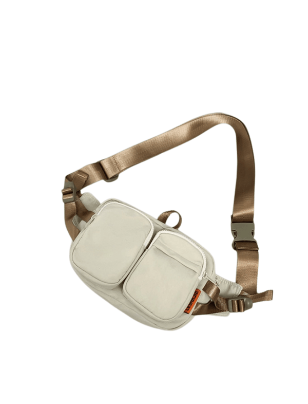 Riñonera Dual Pocket Beige Ref. R306