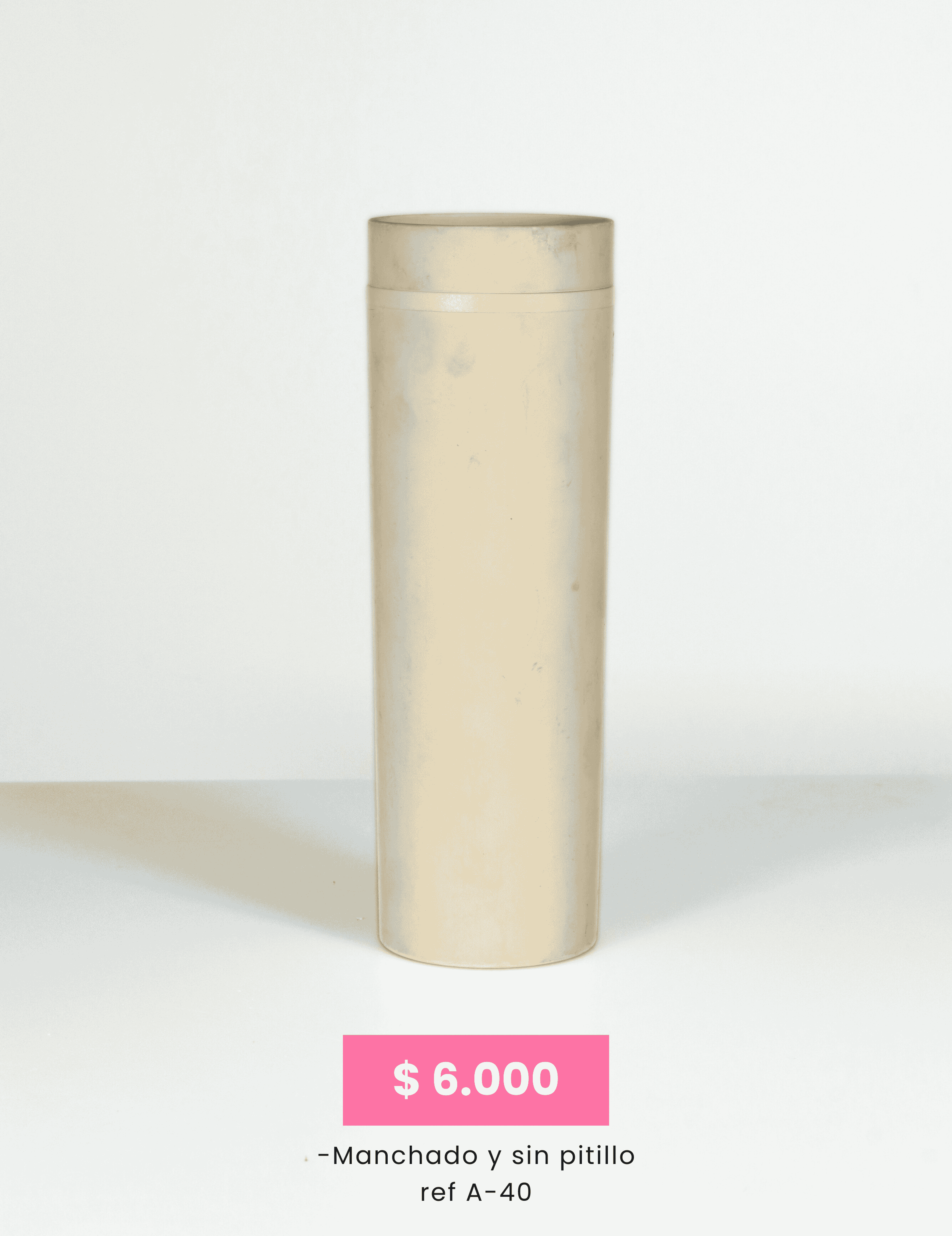 Vaso Amarillo (Imperfecto) Ref. A-40