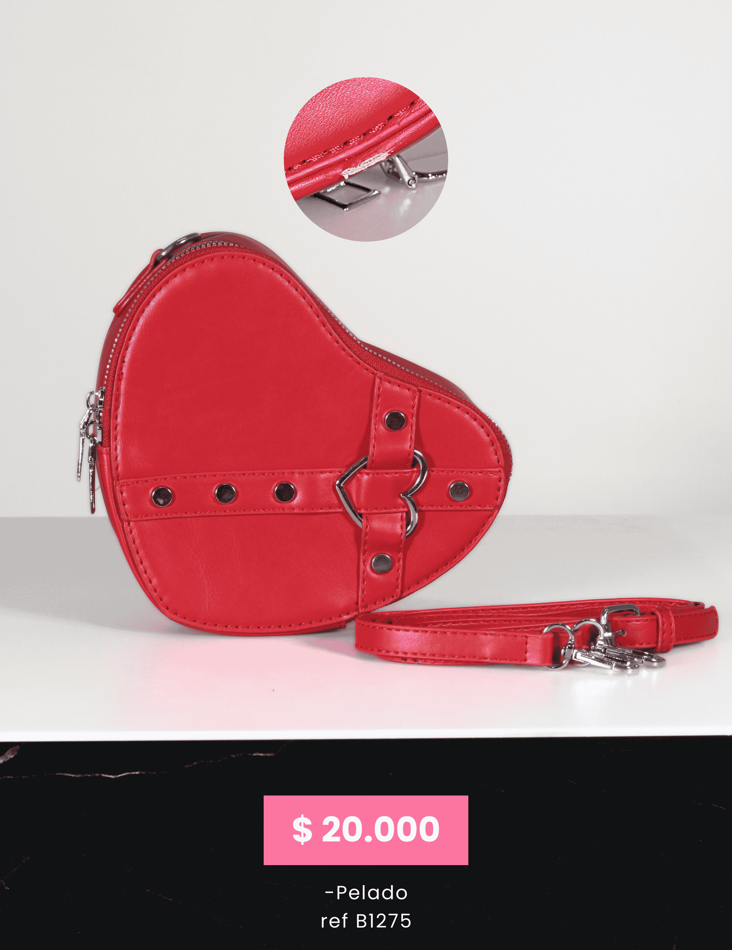 Bolso Rojo (Imperfecto) Ref. 1275
