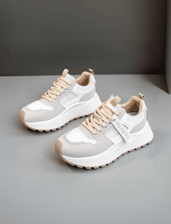 Tenis Plataforma Blancos Ref. SH-102
