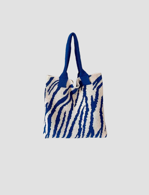 Tote Bag Cebra Azul Ref. TB-809