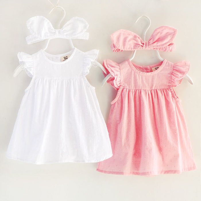 Vestido Headband Charm Blanco Ref. VE06