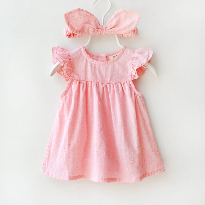 Vestido Headband Charm Rosado Ref. VE06