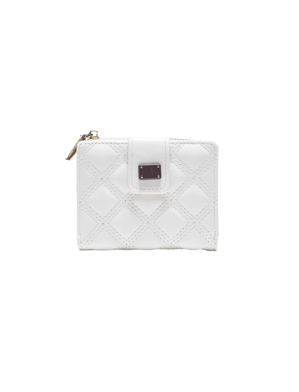 Billetera Mini Quilted Soft Blanca Ref. W041 | Acuarella